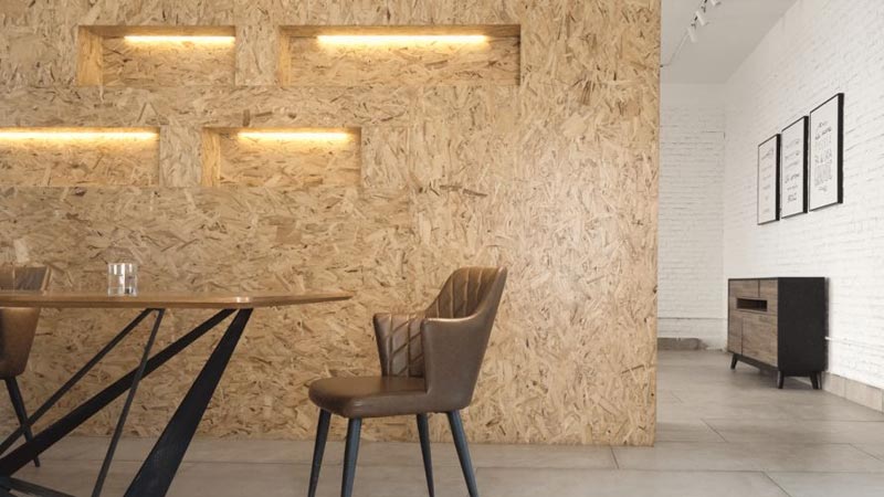 osb板材塑造輕鬆愉悅的工作環境